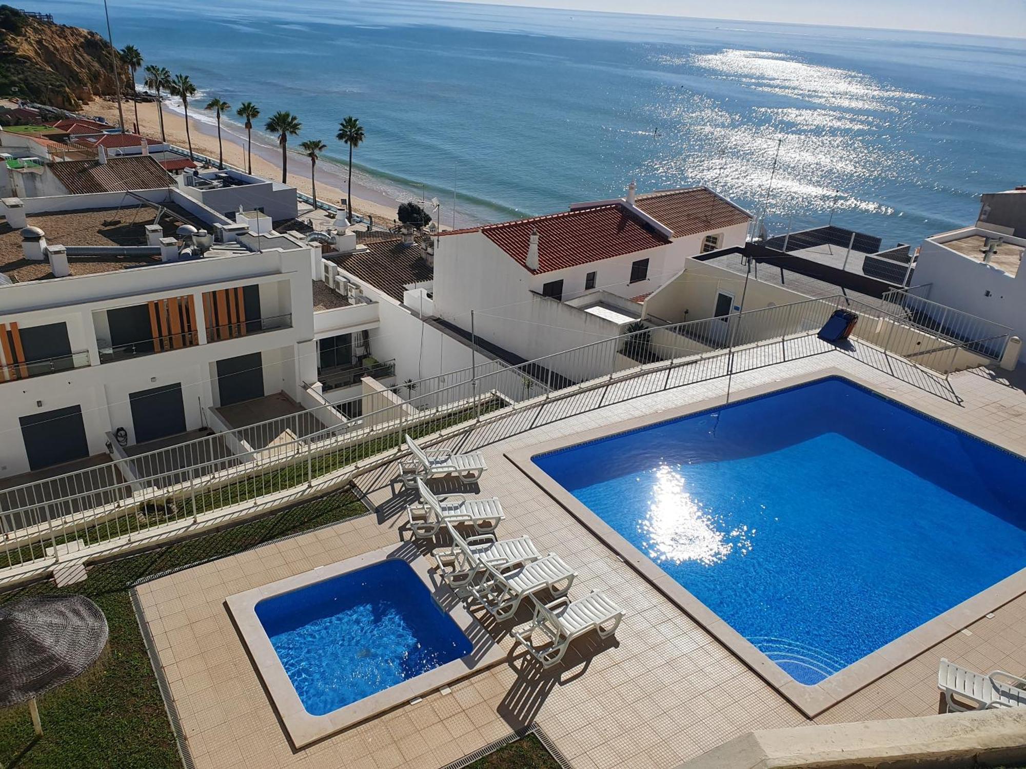 Apartmán Magnifique Duplex Avec Piscine En Bord De Mer Olhos de Agua  Exteriér fotografie