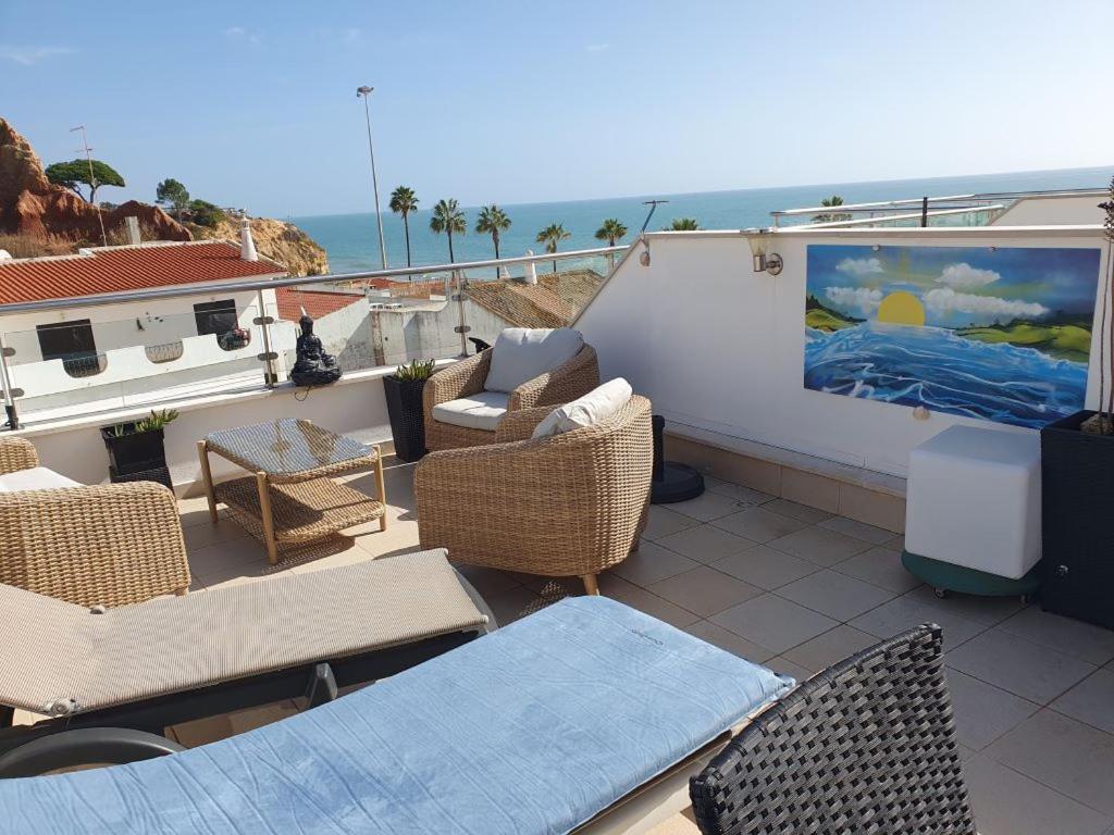 Apartmán Magnifique Duplex Avec Piscine En Bord De Mer Olhos de Agua  Exteriér fotografie